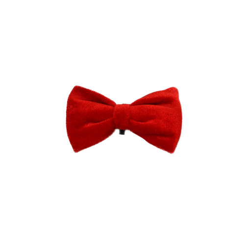House Of Paws Red Velvet Bow Tie